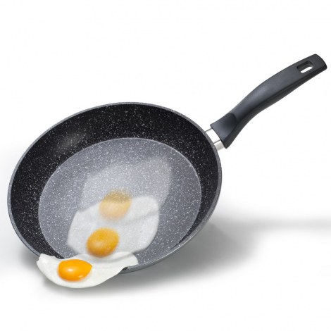 Stoneline | 10640 | Pan Set of 2 | Frying | Diameter 20/26 cm | Suitable for induction hob | Fixed handle | Anthracite - 5